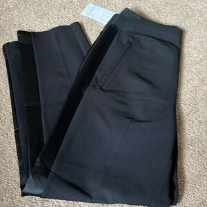 Athleta endless satin side stripe pants size 6